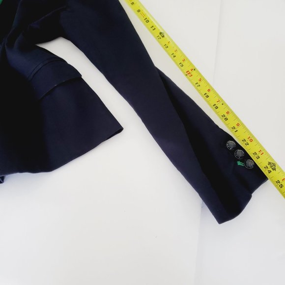 GAP Blazer Academy Preppy Classic Navy 10 - Picture 11 of 12